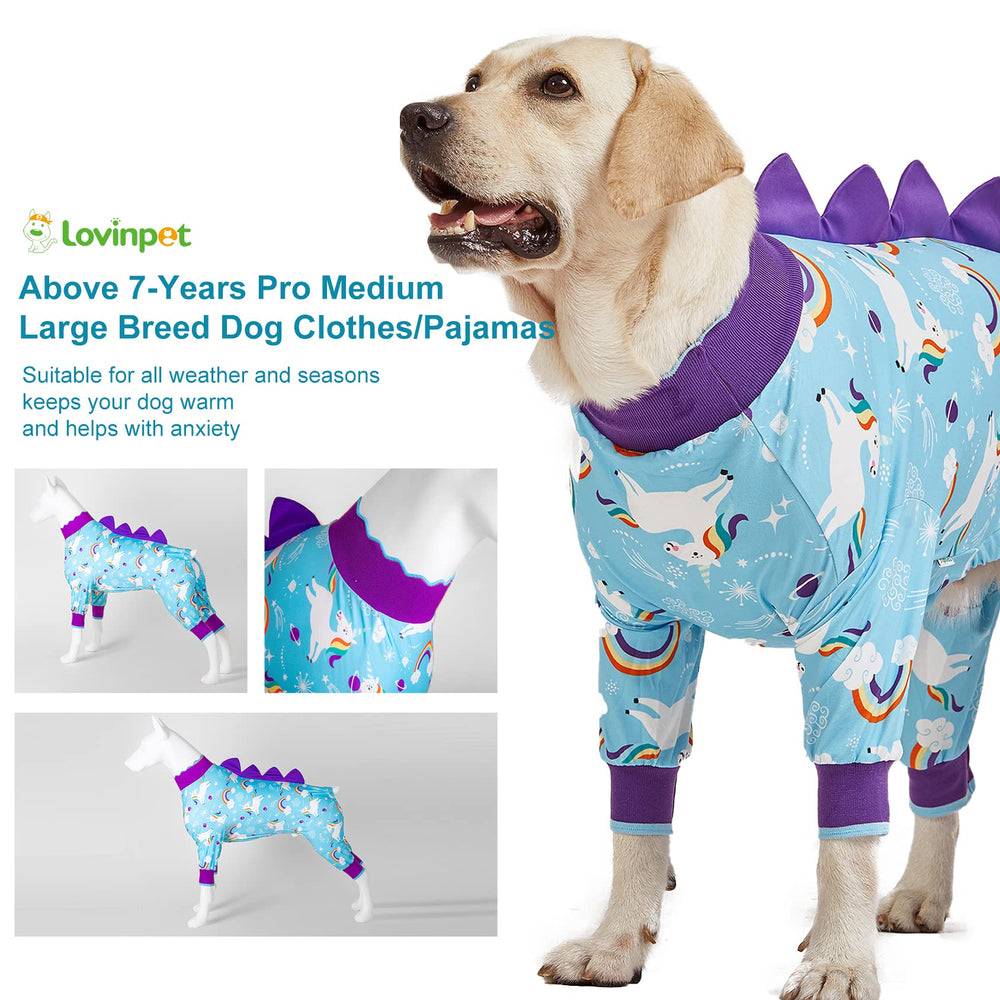 LovinPet large dog pajamas are machine-washable for easy care.