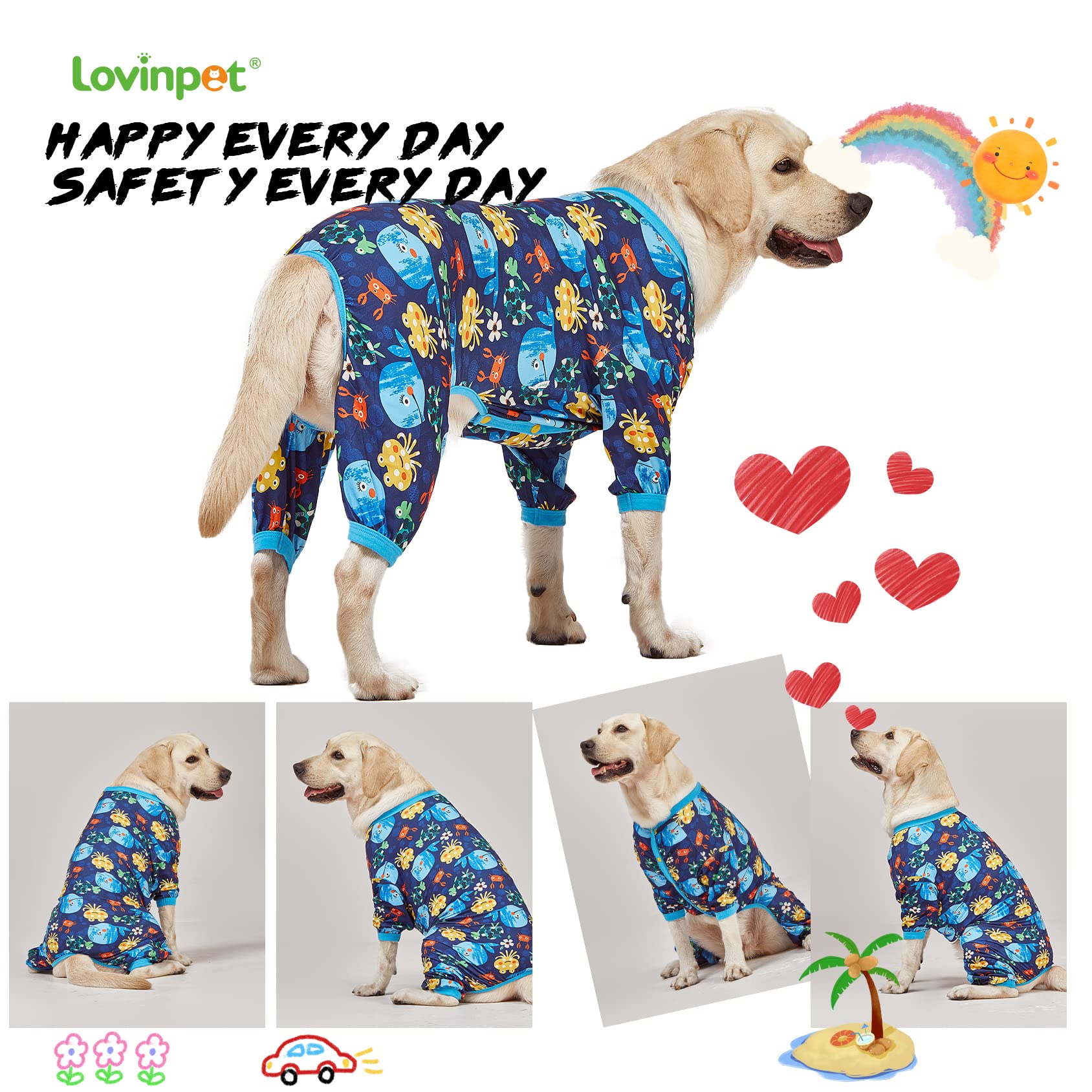 LovinPet dog suit for indoor/outdoor fun with stylish look.