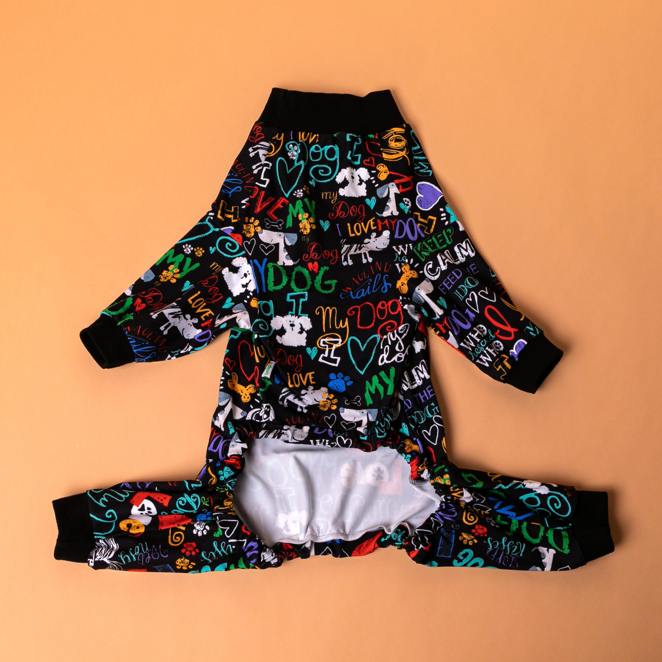 LovinPet pajama sizing guide-friendly fit for XL and large breeds.