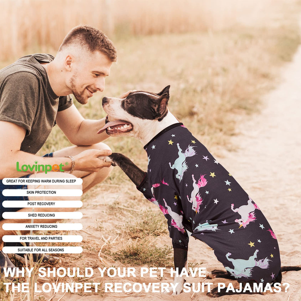 LovinPet pijama para perros XL, ajuste cómodo para razas grandes.