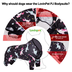 Pijama LovinPet para perros XL, recuperación suave para días de descanso.