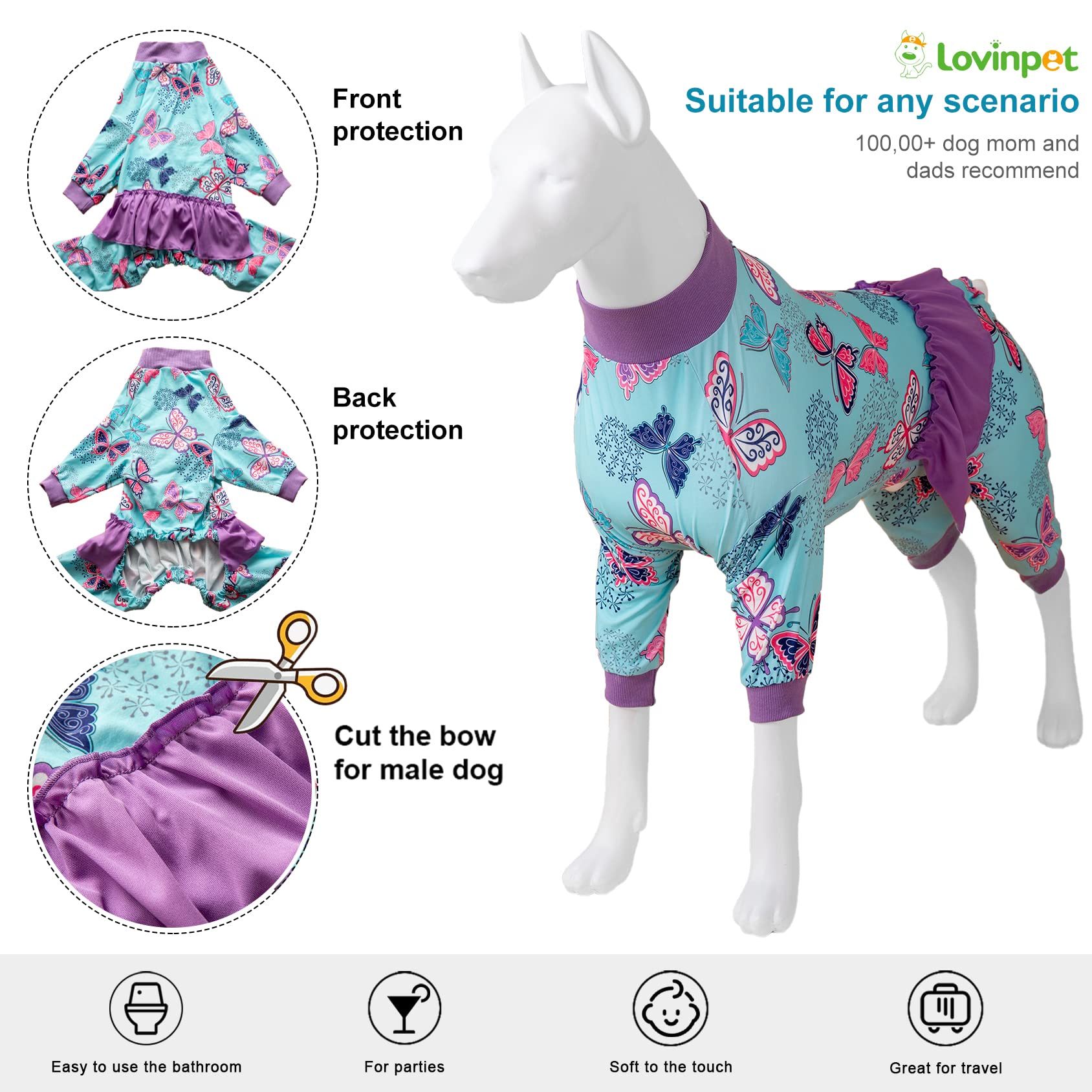 LovinPet pitbull-clothes soft cotton blend for cozy daily wear