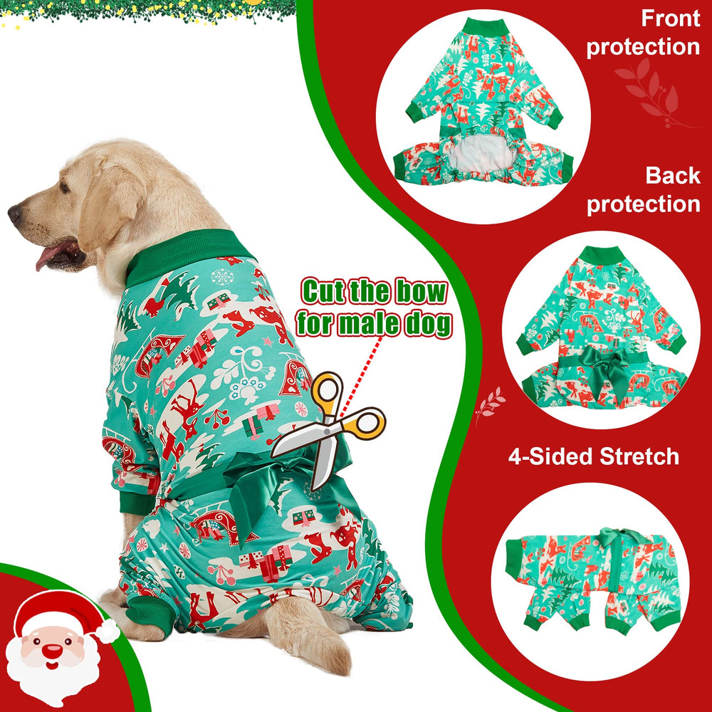 LovinPet pitbull onesie holiday-wear with easy pullover design