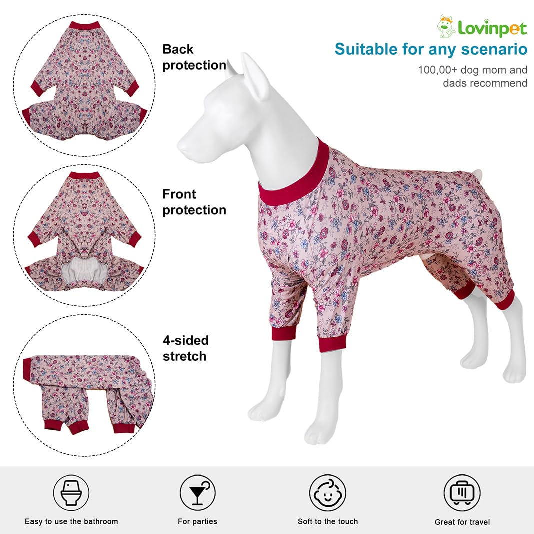 LovinPet Pittbull Pjs soft, elastic fabric enabling snug movement