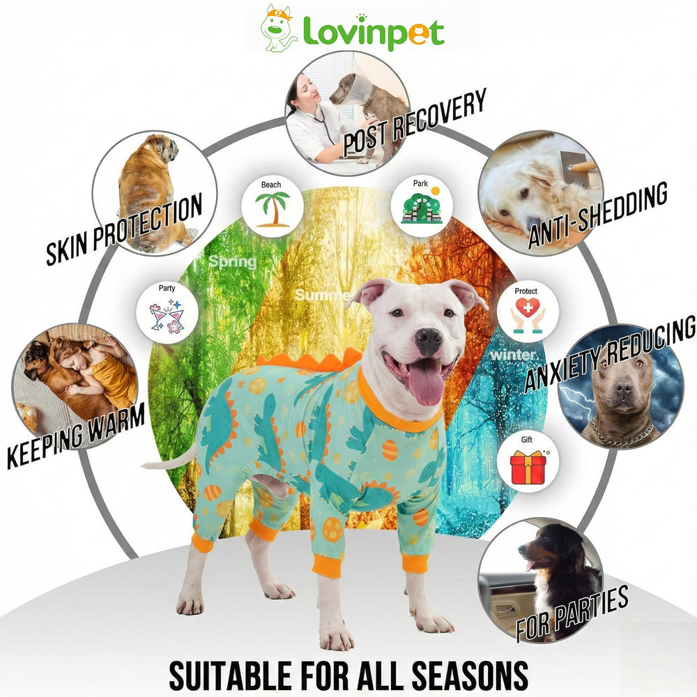 LovinPet roomy-fit design for bigger breeds with secure cuffs