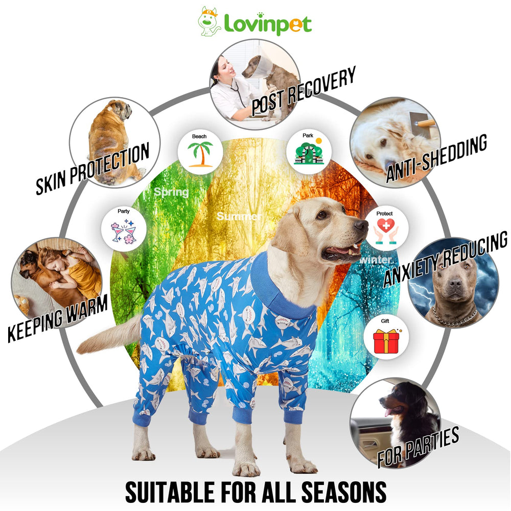 LovinPet UV-protection dog PJs shield skin in sunny outings.