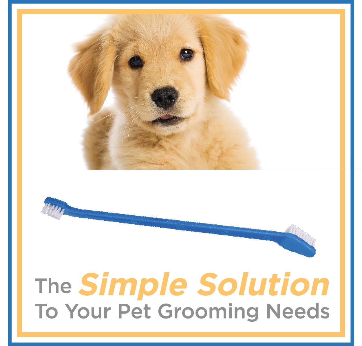LOVINPUP easy-grip handle makes brushing between sessions comfortable