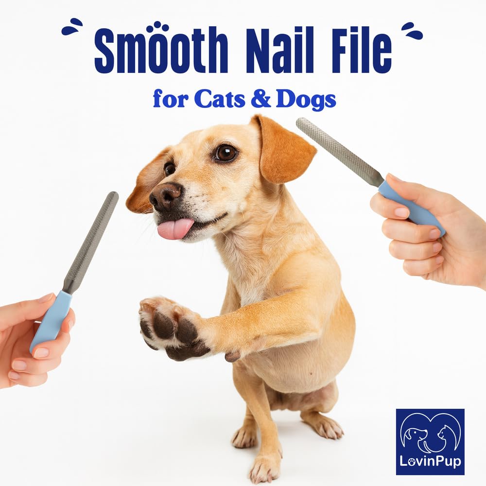 LOVINPUP nail file with quiet design reduces stress during nail care sessions.