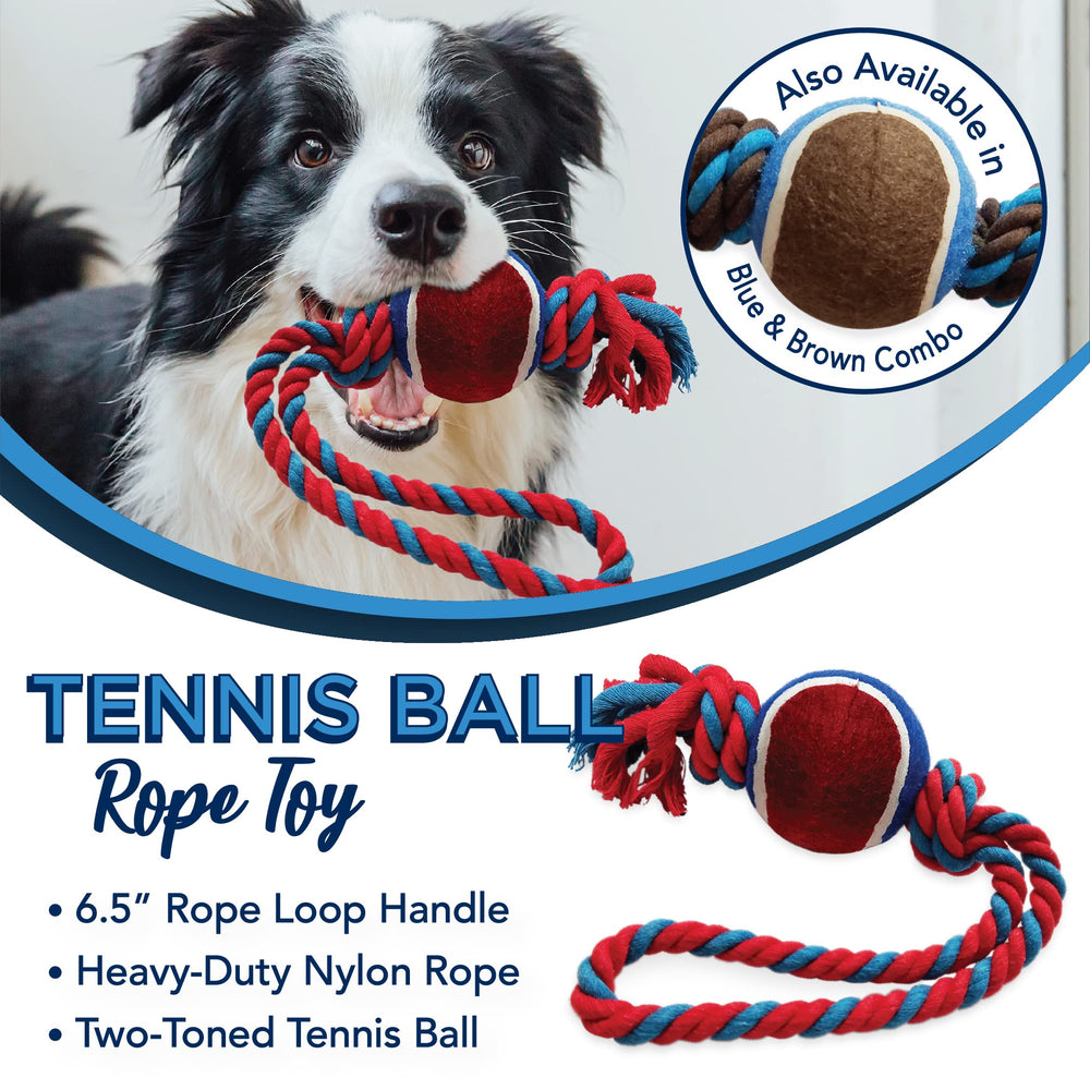 LOVINPUP nylon rope dog toy highlighting durable construction for chewers.