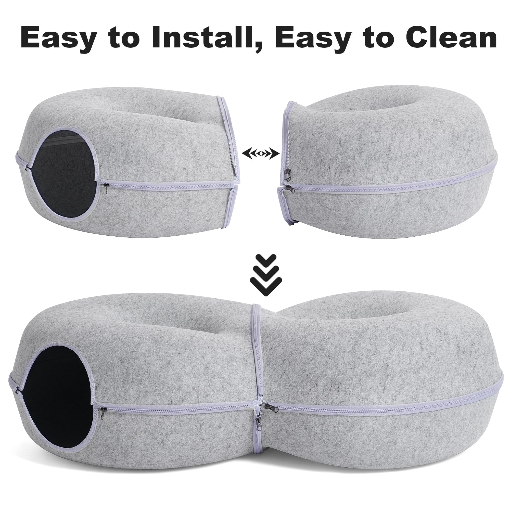 LovIntry versatile donut tunnel blends with home décor and makes a thoughtful gift.