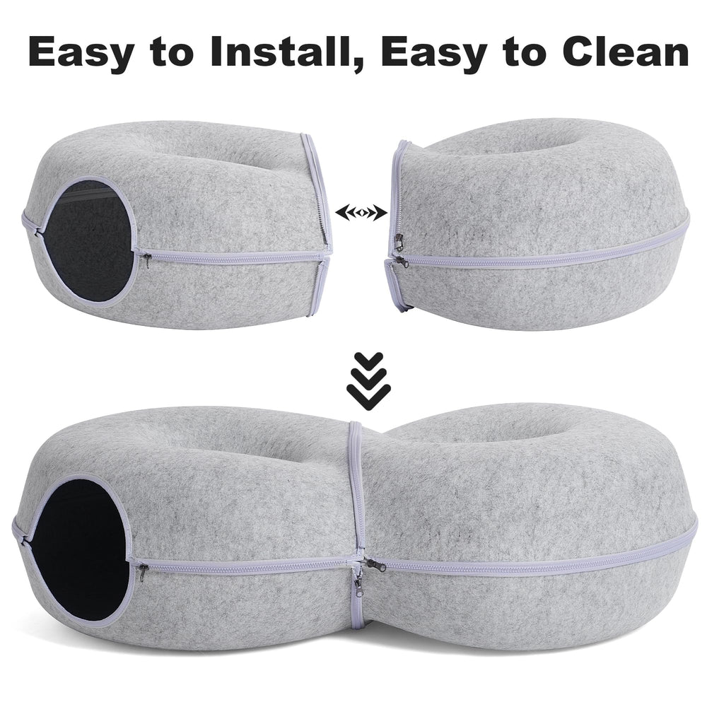 LovIntry versatile donut tunnel blends with home décor and makes a thoughtful gift.
