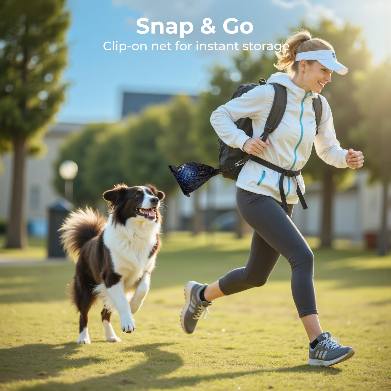 Lovkid mesh carry bag for easy transport and storage.
