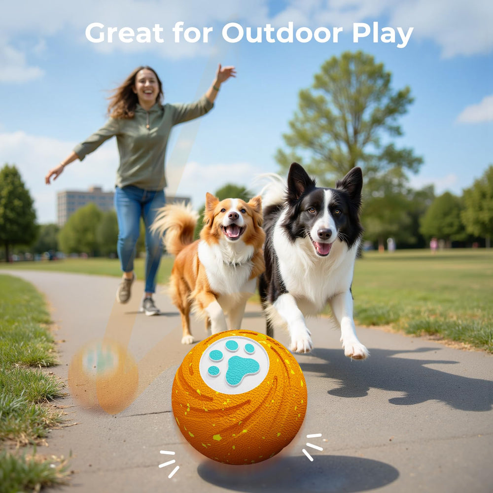 Lovkid Smart Interactive Dog Toy in action shows engaging movement that helps prevent boredom during busy days.