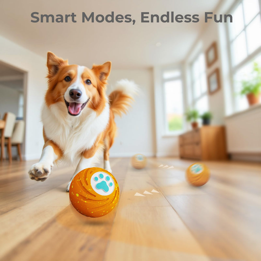 Lovkid Smart Interactive Dog Toy waterproof design image shows IPX7 rating for indoor and outdoor adventures.