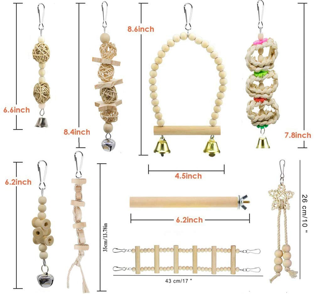 lovyoco cage toys enrichment enhances daily mental stimulation