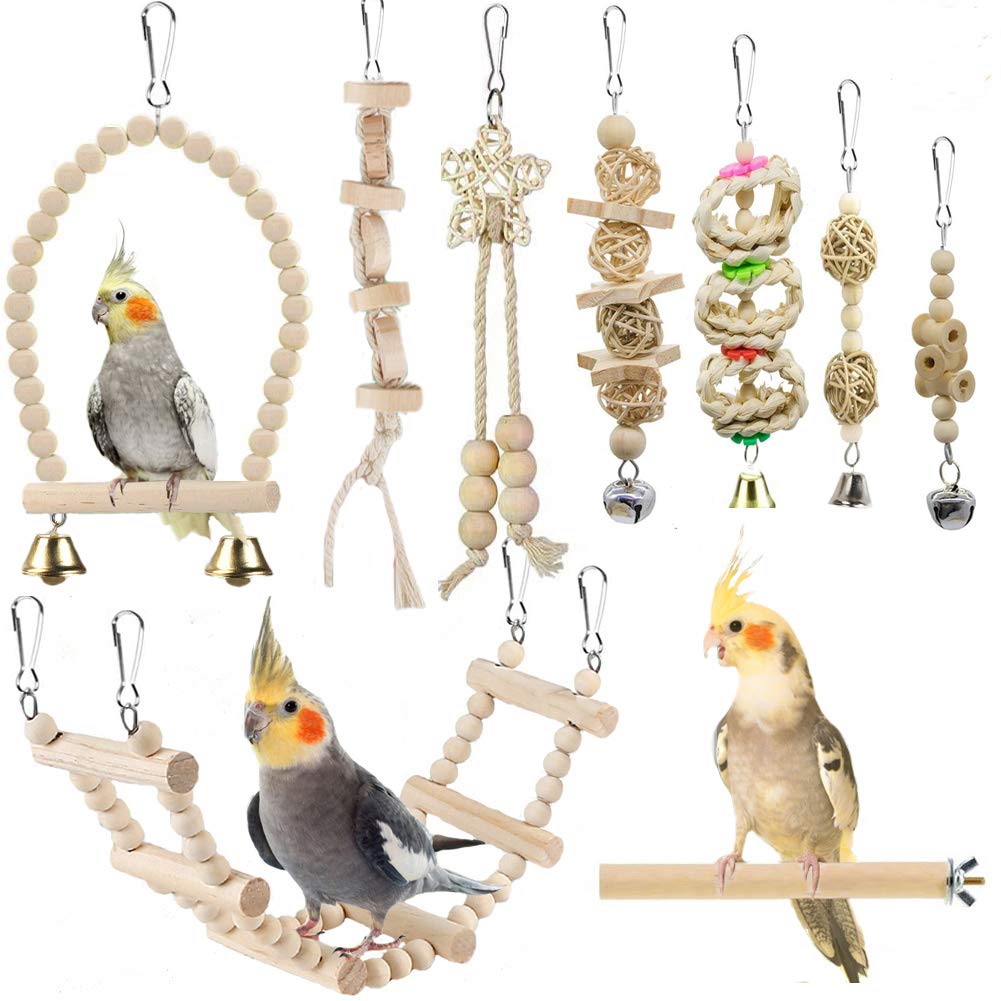 lovyoco bird chewing toy wood engages bird with safe chew play