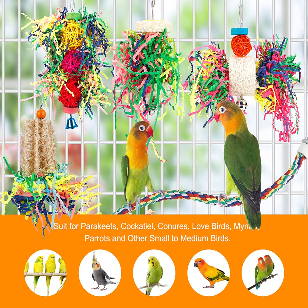 lovyoCoCo-non-toxic-materials-bird-toy confirms safe materials for chewing and exploration.