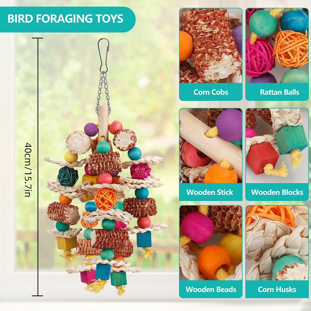 lovyoCoCo parrot toy for small to medium birds supports diverse enrichment routines.
