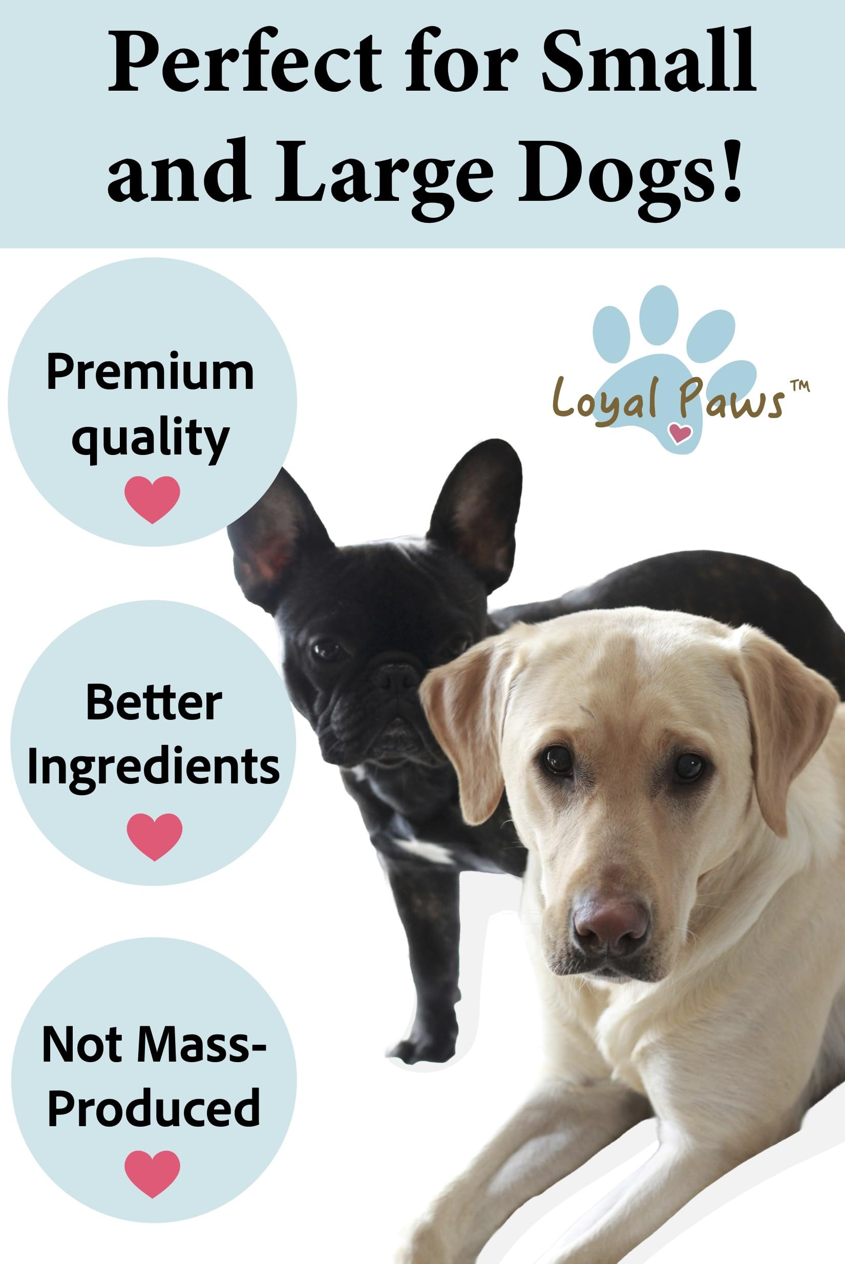 Loyal Paws Chicken Strips small breed chew is easy to break for tiny mouths.