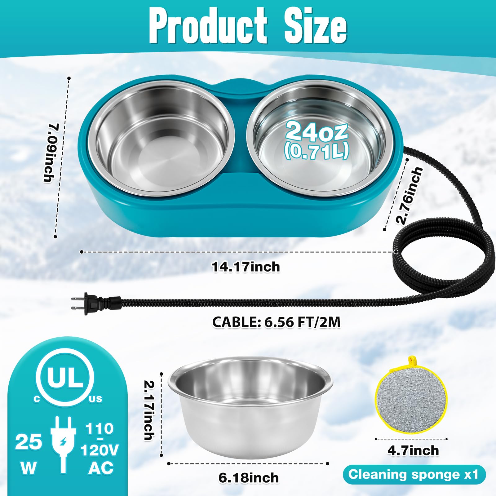 Loyala elevated-stand enables ergonomic feeding height for comfortable pet meals