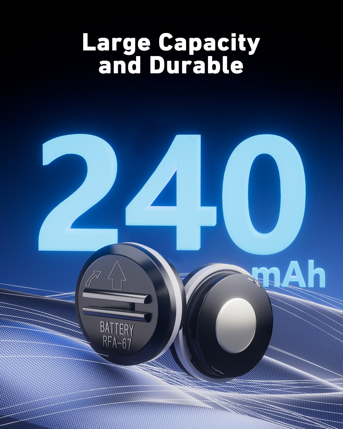 LP RFA-67 easy-installation battery with simple tools.