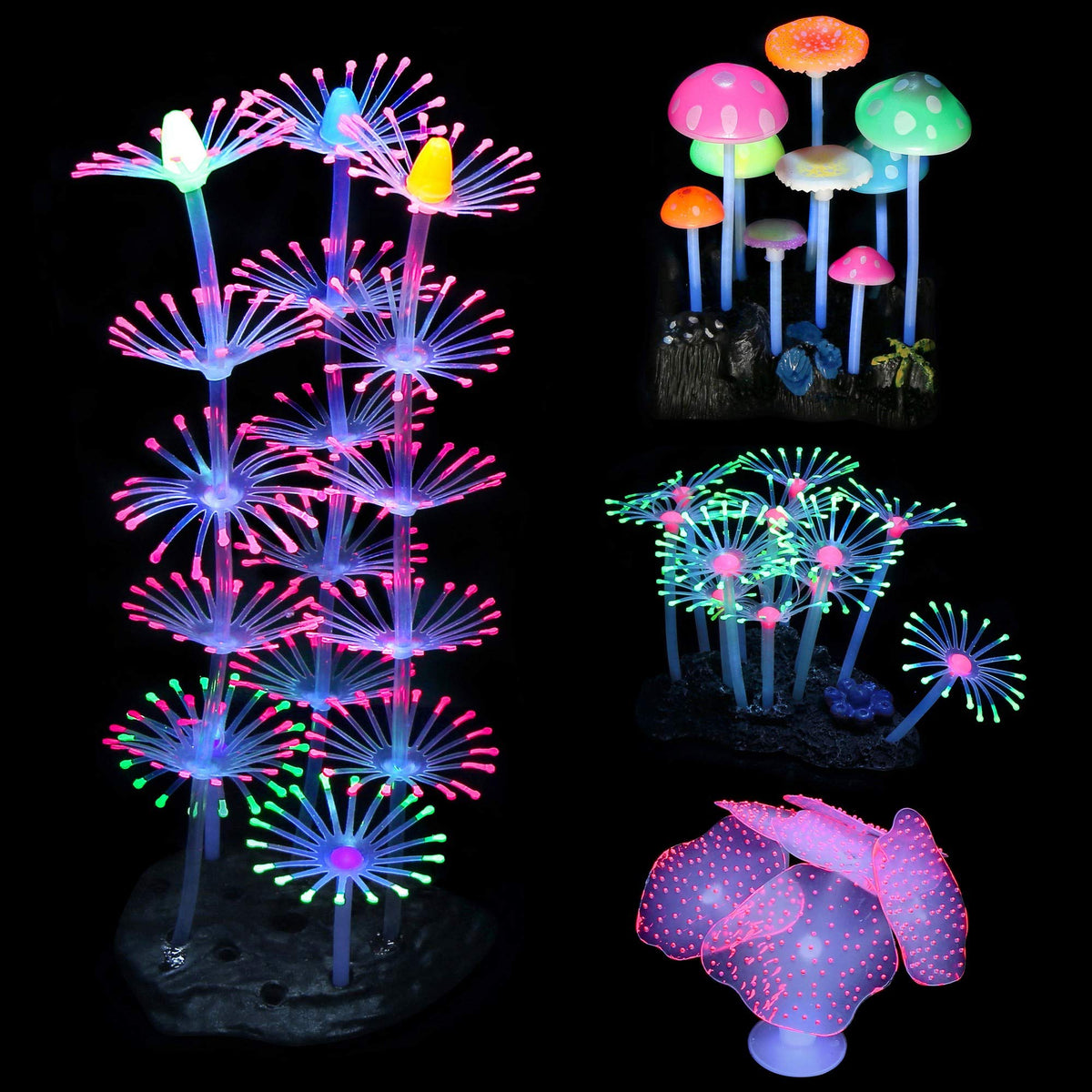 Lpraer Branch Coral glow decoration adds vibrant underwater ambiance to your aquarium.