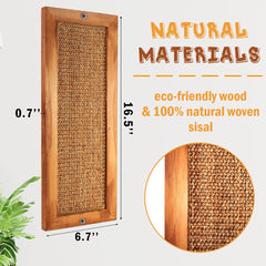 Wooden frame with sisal pad from LSAIFATER for sturdy scratching surface