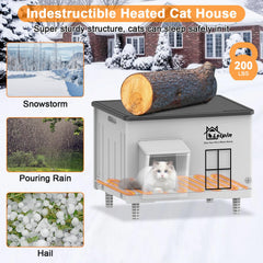 Lslpin escape door detail illustrating safe retreat for feral and community cats