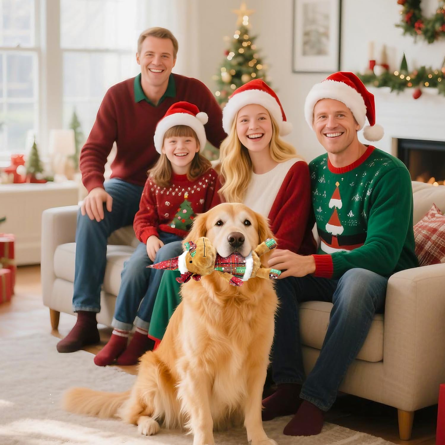 LSSYYQQ indoor-outdoor dog toy supports play anywhere with plush comfort