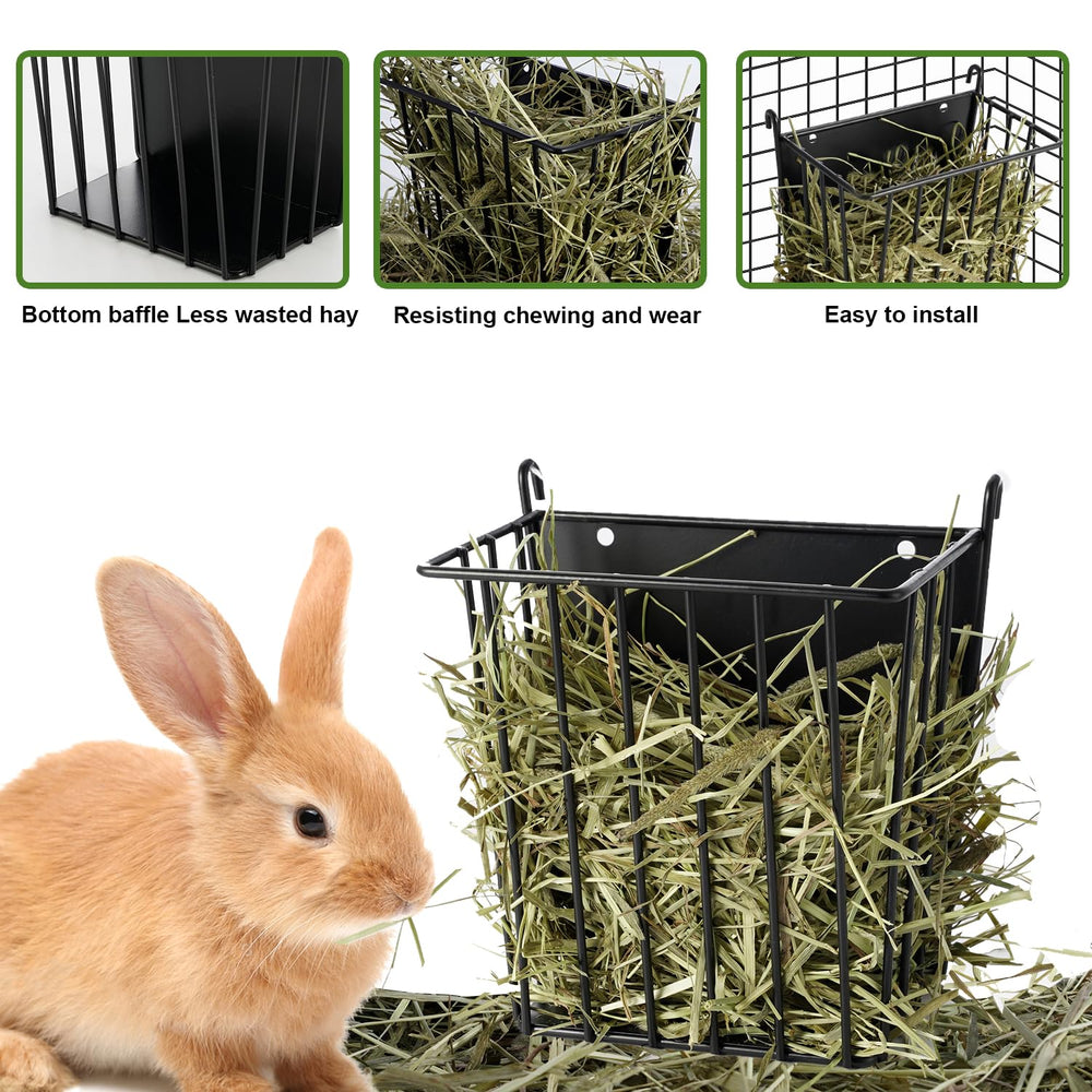 LUAVIARU adjustable-hook design prevents tipping during cage activity
