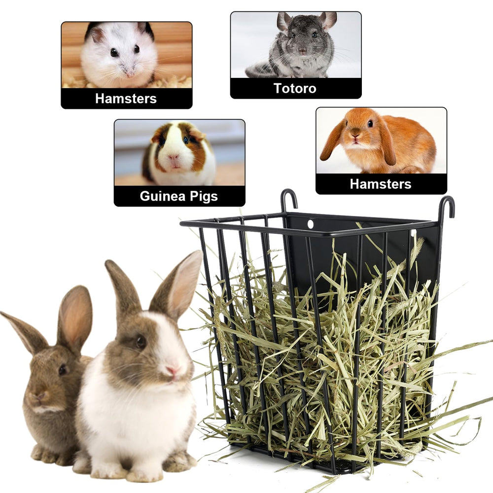 LUAVIARU Guinea pig hay holder enables easy access and tidy feeding