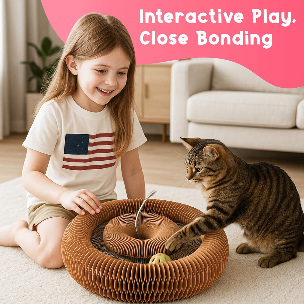 LUBANA Kitty Curls easy assembly saves setup time for busy households.