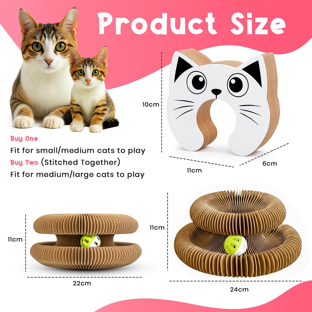 LUBANA Kitty Curls bell ball teaser delivers interactive hunting-like fun.