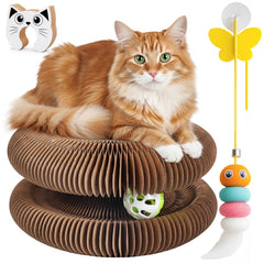 LUBANA Kitty Curls folded setup offers quick, space-saving playtime.