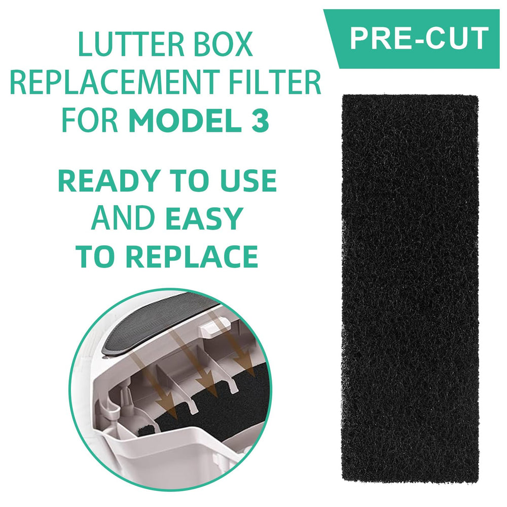 Lubise easy-install filter requires no tools for quick swaps.