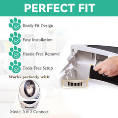 Lubise high-density binder carbon filter maintains durability during monthly replacements.