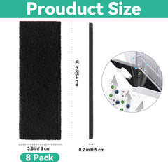 Lubise litter-box activated carbon filter delivers strong odor reduction for a cleaner home.