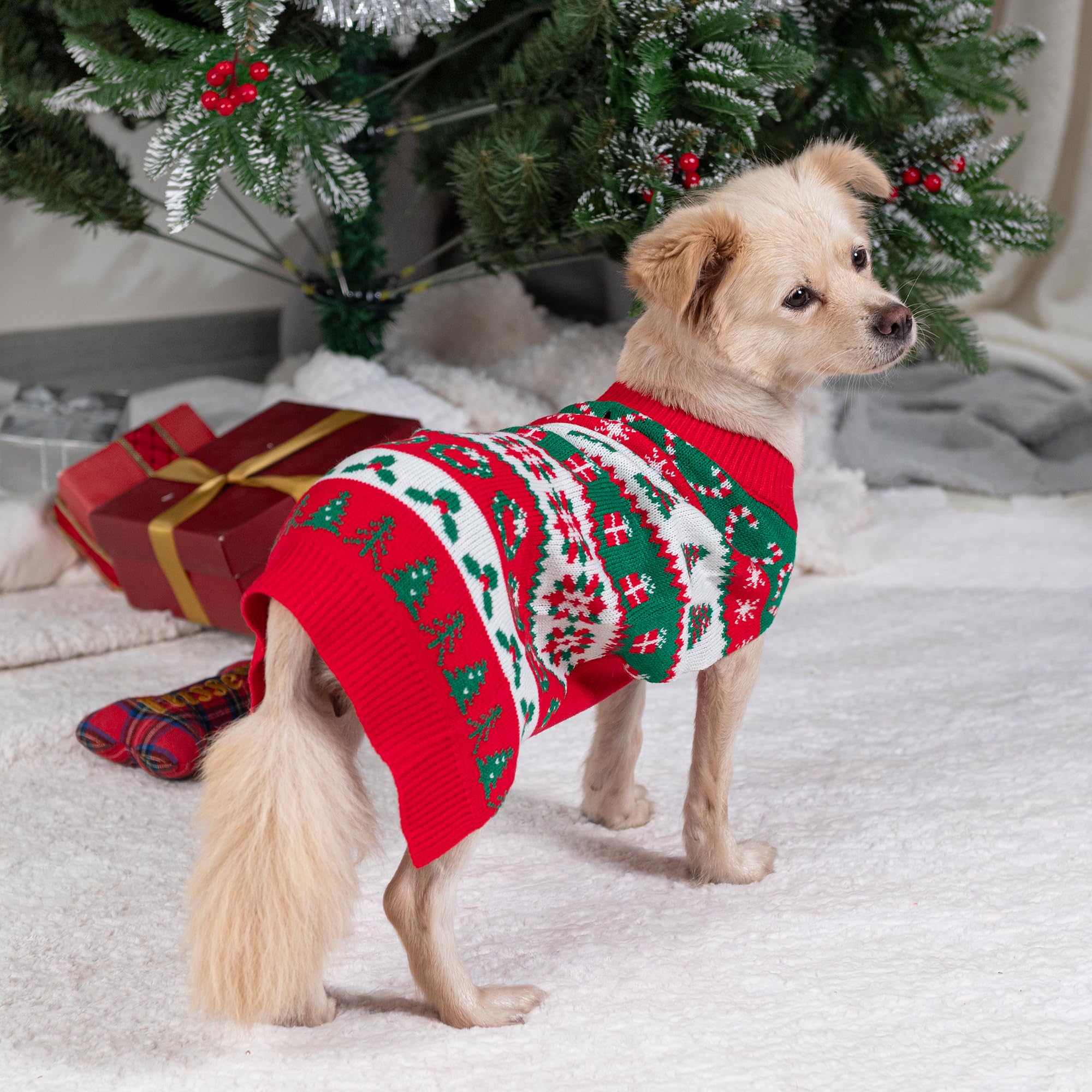 LUBOT red festive detail highlights holiday design