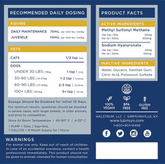 LubriSynHA label highlighting USA-made GMP-certified purity