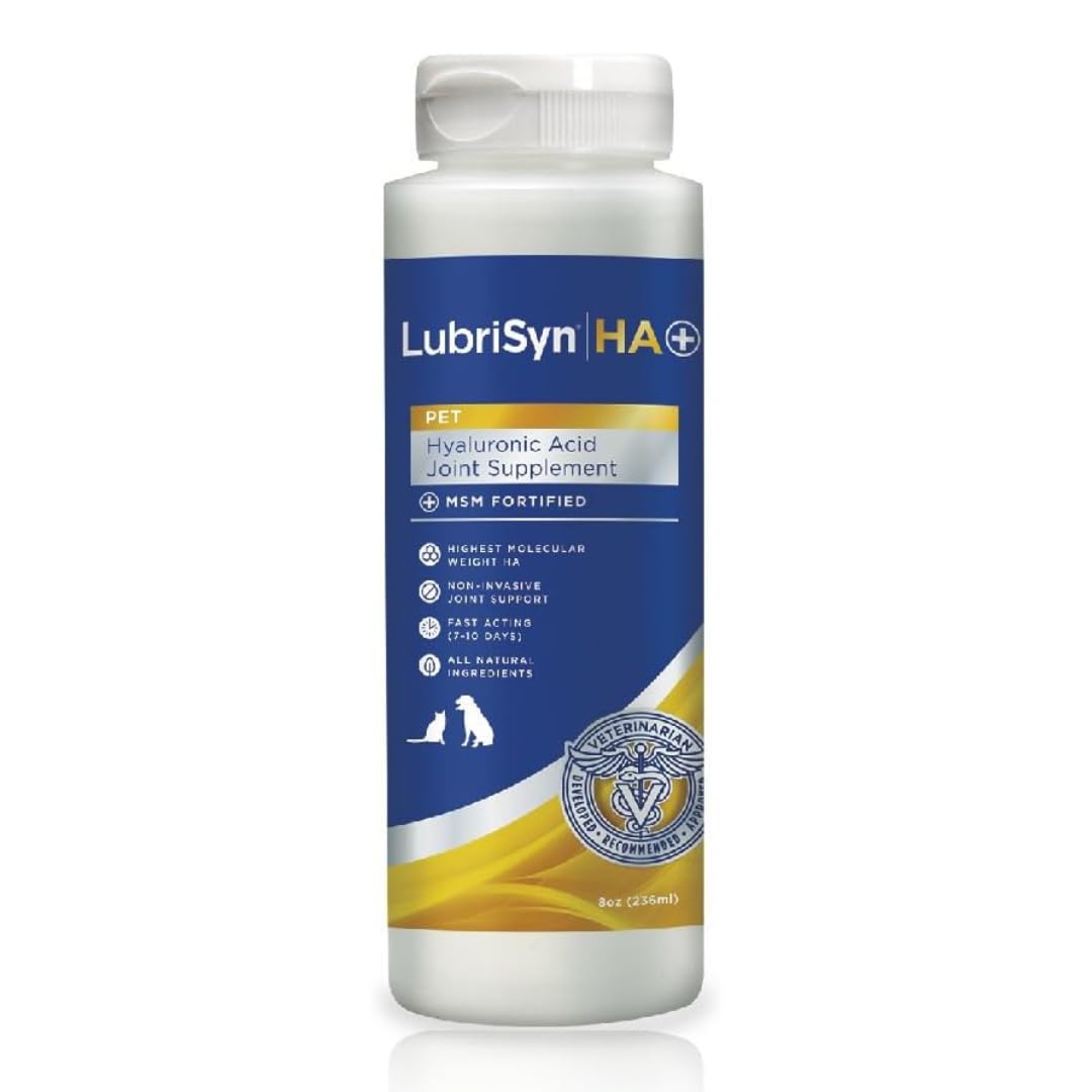 LubriSynHA liquid bottle pour for easy dosing and joint comfort