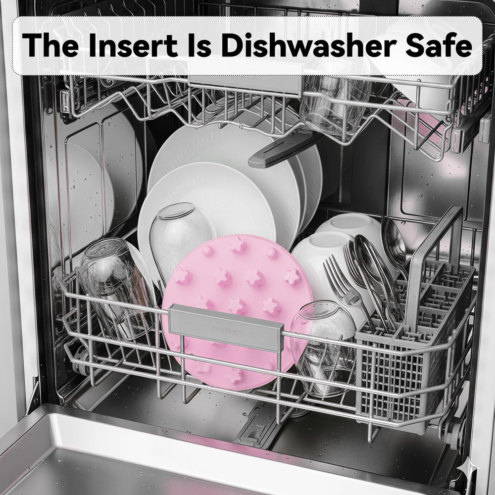 LuciPaw four suction cups keep the insert securely anchored during meals.