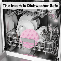 LuciPaw four suction cups keep the insert securely anchored during meals.