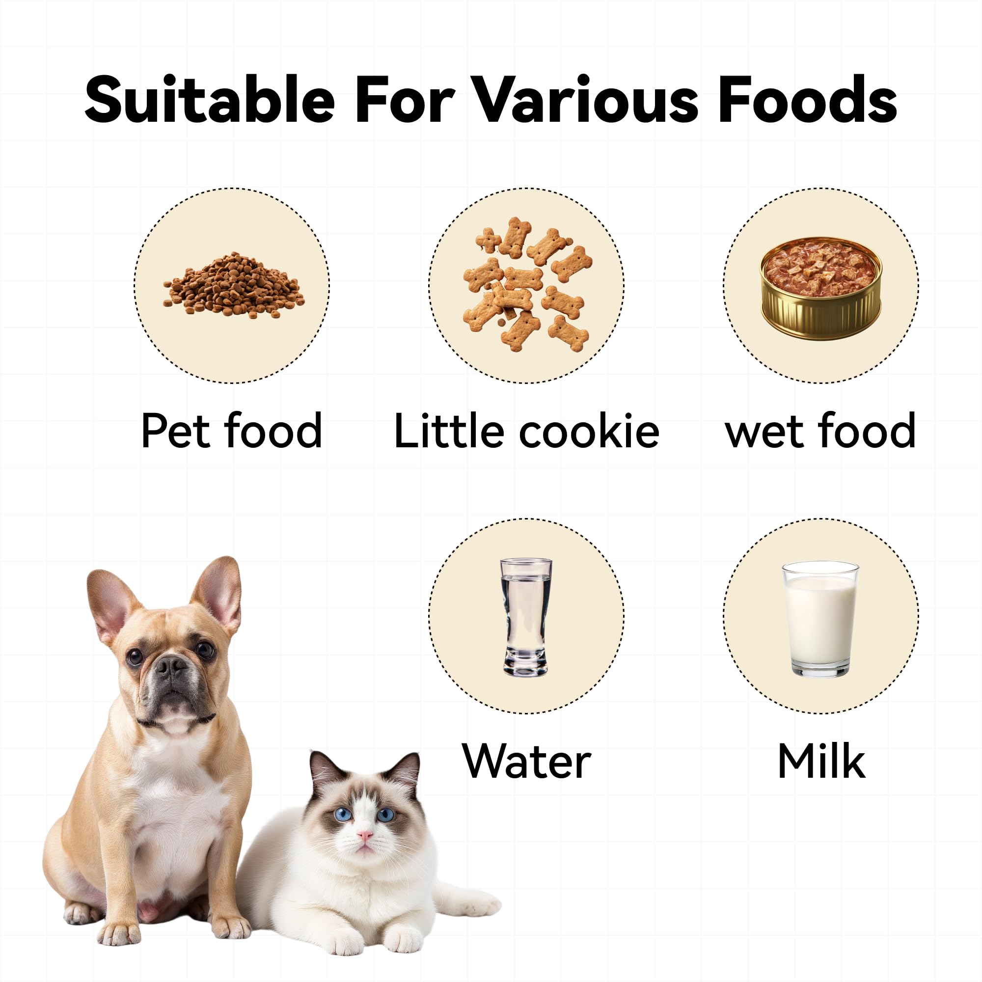 LuciPaw pink slow feeder in use reduces bowl movement during meals.