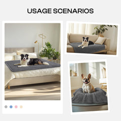 Luciphia dog blanket couch protection helps keep furniture clean from pet hair.