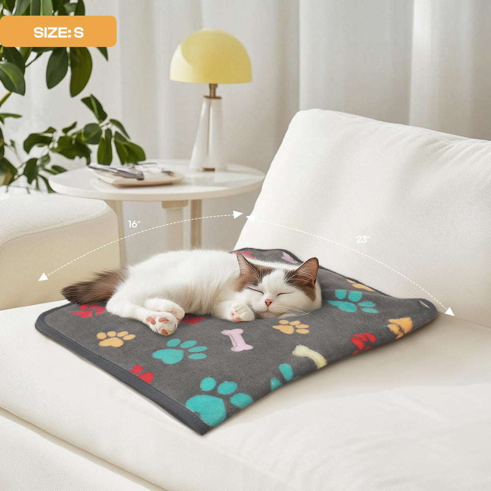 Luciphia paw-print design close-up shows cute pattern and pet-friendly use.