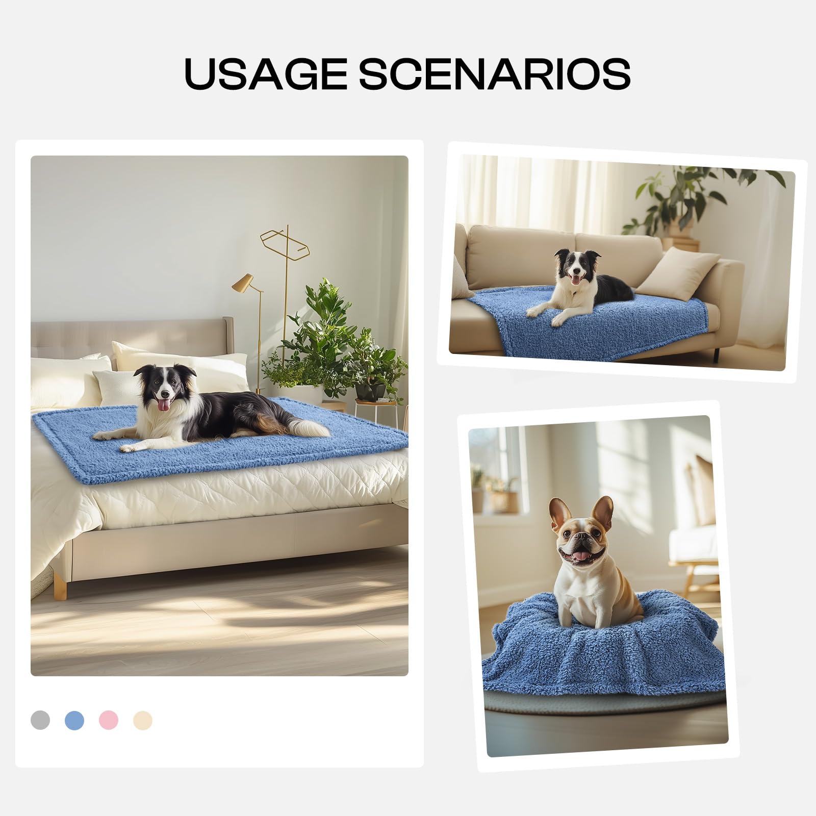 Luciphia small 30x20 blanket sized for small dogs and cats offering lap comfort.