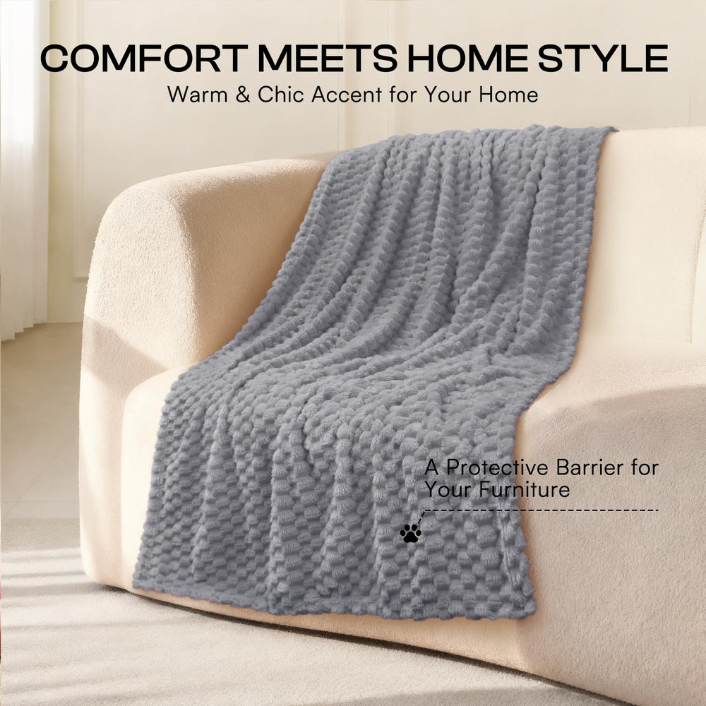 Luciphia blanket is machine washable for easy care