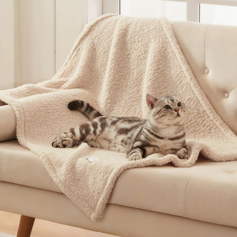 Luciphia travel-friendly blanket folded flat ready for outdoors and camping