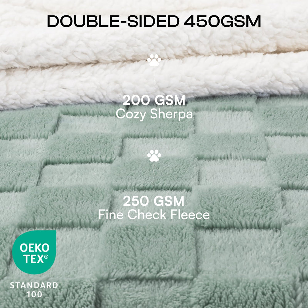 Luciphia fleece-closeup shows soft Sherpa texture for warm comfort.