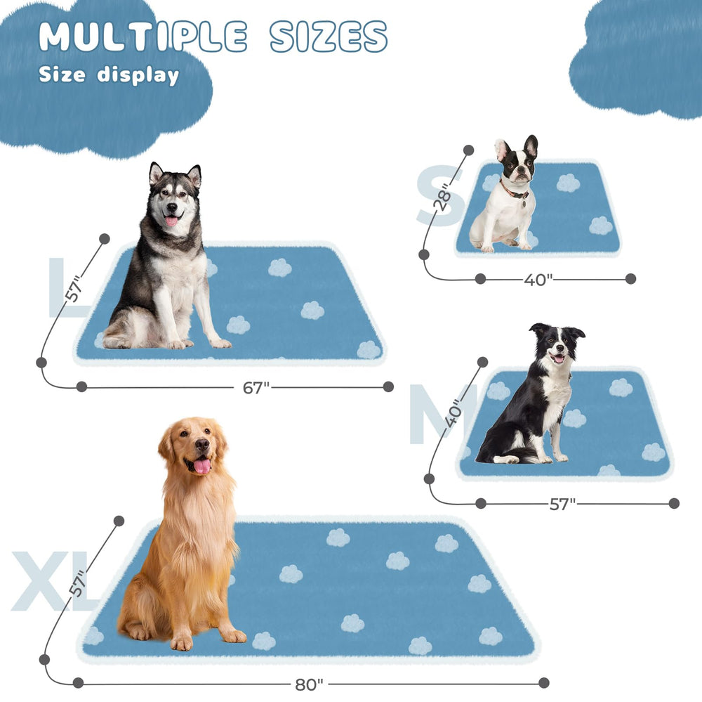 Luciphia waterproof pet blanket 57x40 size fits medium to large dogs and cats.